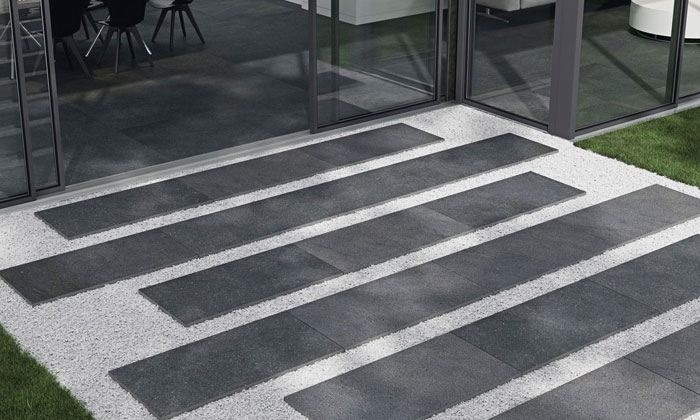 DALLE TERRASSE 2CM WOLFIA GRIS - 61 X 61CM - GRES CERAME