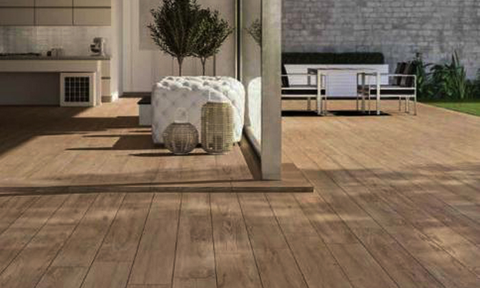 CARRELAGE Z ANTIDERAPANT WALKYRIA MAPLE - 120 X 20CM - GRES CERAME